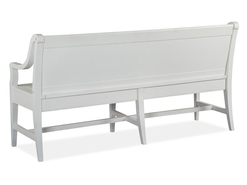 Heron Cove D4400-79: Bench w/Back