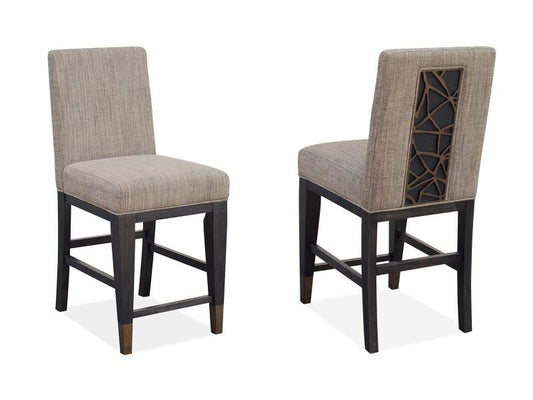 Ryker D5013-83: Counter Chair w/Upholstered Seat and Back (2/ctn)