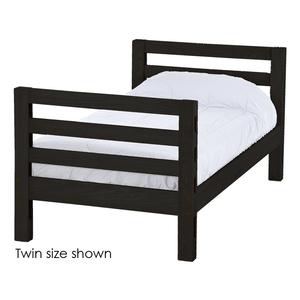 Crate Design Ladder End Lower Bunk Bed - Twin Size