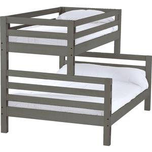 Crate Design Ladder End Bunk Bed - TwinXL  over Queen