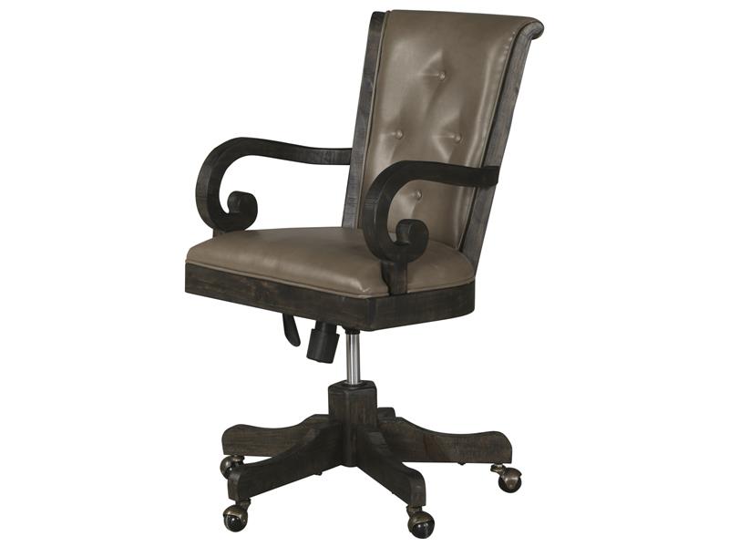Bellamy H2491-83: Fully Upholstered Swivel Desk Chair
