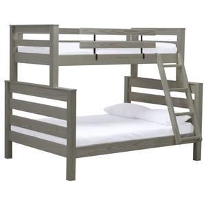 Crate Design Timberframe Bunk Bed: TwinXL over Queen, Offset