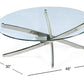 Zila T2050-47: Oval Cocktail Table