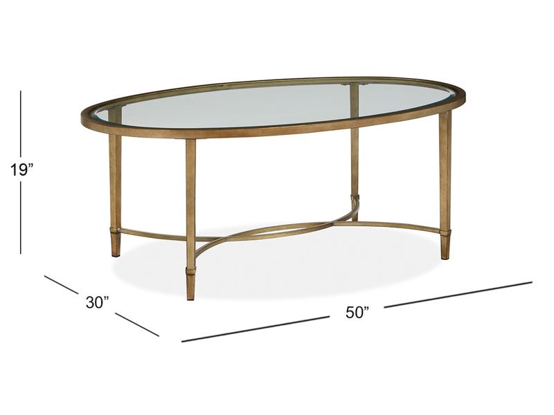 Copia T2114-47: Oval Cocktail Table