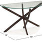 Xenia T2184-75: Demilune Sofa Table
