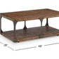 Montgomery T4112-43: Rectangular Cocktail Table (w/Casters)