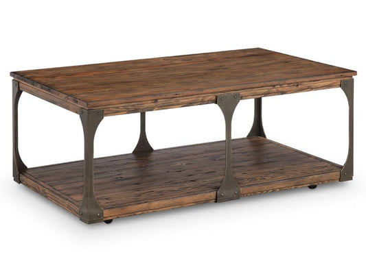 Montgomery T4112-43: Rectangular Cocktail Table (w/Casters)