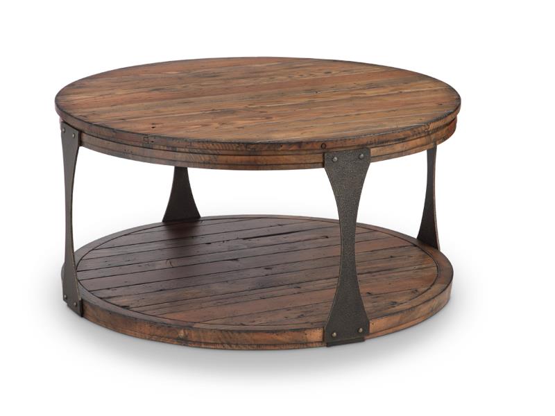 Montgomery T4112-45: Round Cocktail Table w/Casters