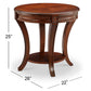 Winslet T4115-07: Oval End Table