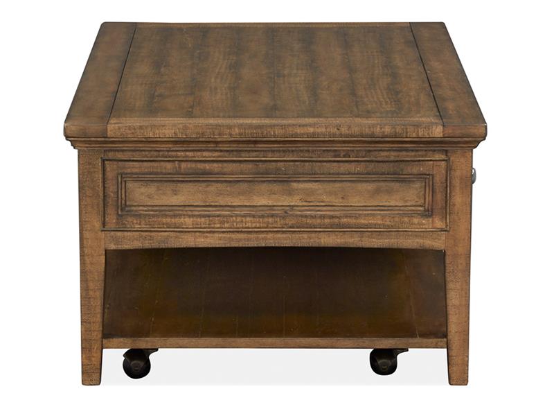 Bay Creek T4398-43: Rectangular Cocktail Table w/Casters