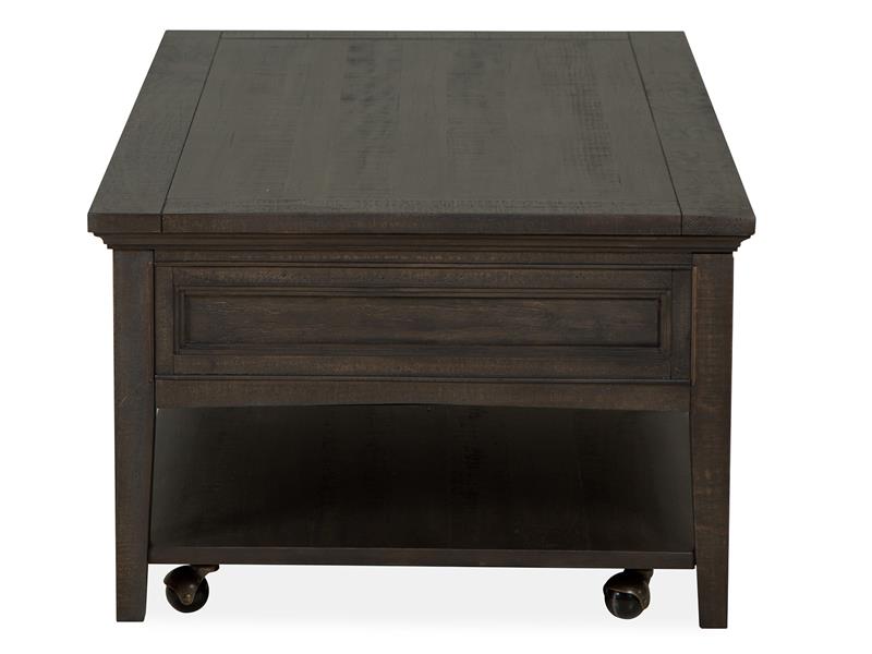 Westley Falls T4399-43: Rectangular Cocktail Table w/Casters