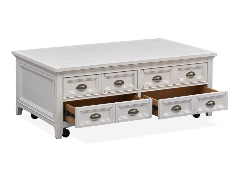 Heron Cove T4400-50: Lift Top Storage Cocktail Table w/Casters