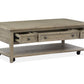 Paxton Place T4805-43: Rectangular Cocktail Table w/Casters