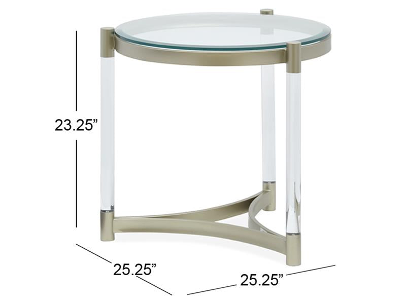 Silas T4984-05: Round End Table