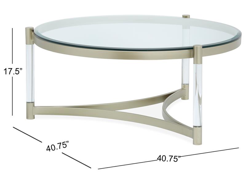 Silas T4984-45: Round Cocktail Table