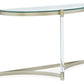 Silas T4984-75: Demilune Sofa Table