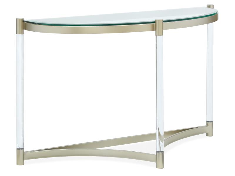 Silas T4984-75: Demilune Sofa Table
