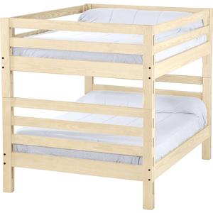 Crate Design Ladder End Bunk Bed - Full over Full