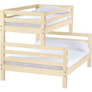 Crate Design Ladder End Bunk Bed - TwinXL  over Queen