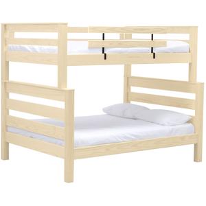 Crate Design Timberframe Bunk Bed: FullXL over Queen