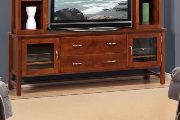 BROOKLYN 74" HDTV Cabinet w/Hutch