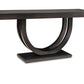 CONTEMPO Sofa Table w/ Metal Curves