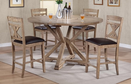 Grandview Round Tall Table w/ Leaves